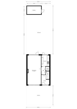Floor plan - Allerheiligenweg 59x, 4834 TN Breda 